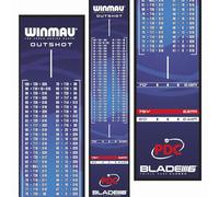 Winmau Tapis de fléchettes - avec Lignes d'oche et Protection pour Votre Sol