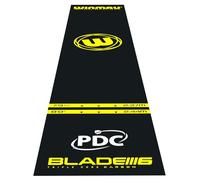 Winmau Tapis de fléchettes Pro Zone Essential en PVC avec lignes ocches pour pointe souple et en acier - Tapis de protection pour cible de fléchettes