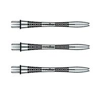 WINMAU Triad Aluminium Rouge Intermédiaire Tiges de fléchettes (Shafts) - 1 Jeu par Paquet (3 Arbres au Total)