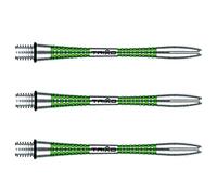 WINMAU Triad Aluminium Vert Moyen Tiges de fléchettes (Shafts) - 1 Jeu par Paquet (3 Arbres au Total)