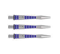 WINMAU Triad RX Tiges de fléchettes en Aluminium - 1 Ensemble par Paquet (3 Fléchettes Tiges au Total) - Accessoires de fléchettes Professionnelles - Tiges Courtes Bleues