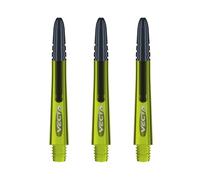 WINMAU Vecta Green Medium Polycarbonate Dart Stems - 1 Set per Pack (3 shafts in Total)