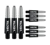 WINMAU Vecta Tige de fléchettes en polycarbonate - 1 jeu par paquet (3 tiges au total) - Accessoires professionnels - Disponible dans les tailles courte, intermédiaire et moyenne