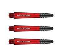 WINMAU Vecta Tiges de fléchettes en Polycarbonate - 1 Ensemble par Paquet (3 Fléchettes Tiges au Total) - Accessoires de fléchettes Professionnelles - Rouge et Noir Blade 6 Tiges Moyennes