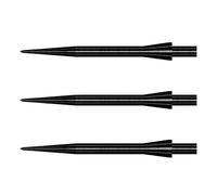 WINMAU Velocity Pointes de fléchettes avec pointe en acier Noir 32 mm