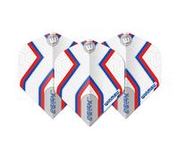 WINMAU Vols de fléchettes - Prism Delta Epix Extra épais 100 Micron - 1 Ensemble par Paquet (3 Vols de fléchettes au Total) - Vols de fléchettes Blanches