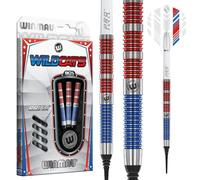 WINMAU Wildcats 18 Gram Softip Tungsten Darts Set with Flights and Stems (Shafts)
