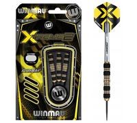 Winmau Xterme2 Brass Darts Noir/Jaune 23 Gsm Unisex