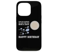 Winner Conception Race Victory Humour Funny Happy Birthday Coque pour iPhone 13 Pro