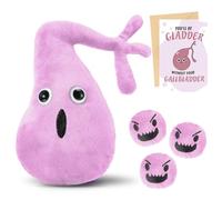 WinnerWhy Ensemble de Peluches pour vésicule biliaire - Cadeau de récupération pour Chirurgie biliaire - avec calculs biliaires rembourrés et vésicule biliaire - Cadeau de Retrait pour Patient