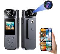 Winnes Camera Sport 1080P WiFi Caméra Vlog Action Cam Grand Angle de 170°,Camera Moto avec Clip arrière,Vision Nocturne,Camera Video Enregistrement en Un clic Convient pour Vélo,Ski,Cyclisme,Voyage