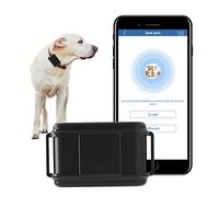 Winnes Collier GPS sans Abonnement pour Chien Traceur GPS 4G Anti-Fugue Anti-Perte GPS Tracker étanche pour Chien TK919 Pro(Collier Inclus,SIM requis)