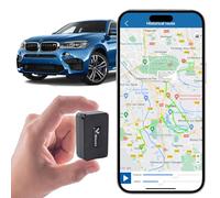 Winnes Traceur GPS Voiture Magnétique Mini Tracker GPS Temps Réel avec Application Suivi de Véhicule Alarme Géofence Historique des Trajets pour Voiture Moto Camion