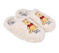 Winnie l'ourson Chaussons antidérapants pour femmes, chauds, doux, fourrés, pour la maison (Winnie the Pooh, Taille unique, Système Taille Chaussures EU, Adulte, Numérique (intervalle), Moyen, 38, 39)