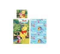 WINNIE L'Ourson DISNEY Parure de lit 90x140 cm Coton NEUF