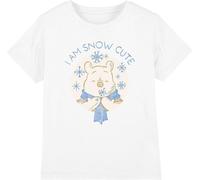Winnie l'ourson - "I Am Snow Cute" T-shirt pour enfants TV3229 (116) (Blanc)