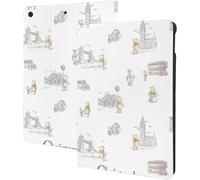 Winnie L'ourson Ipad Tablette 10,2 Pouces ¿¿Tui L¿¿Ger Veille/R¿¿Veil Automatique ¿¿Tui Ipad 7e G¿¿N¿¿Ration R¿¿Glage Multi-Angle Mignon Housse De Protection