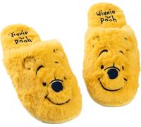 Winnie l'ourson - Pantoufles pour femmes, visage NS8605 (38 UE - 39,5 UE) (Jaune)