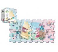 Winnie l'ourson puzzle en mousse 32x32x1cm 8pcs dans un sac 2+