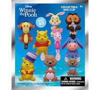 Winnie l'ourson Series 65 Lot de 24 clips pour sac en mousse 3D