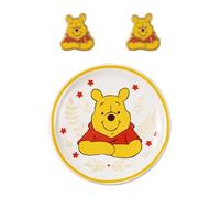 Winnie l'ourson SF00676L.PH Coffret cadeau avec boucles d'oreilles et plateau à bijoux, taille unique, Laiton, Pas de gemme
