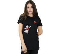 Winnie l'ourson - T-shirt pour femme BI1610 (S) (Noir)