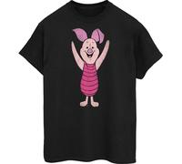 Winnie l'ourson - T-shirt pour femme BI662 (L) (Noir)