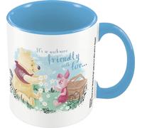 Winnie l'ourson - Tasse à café, nuage PM9254 (taille unique) (Blanc/Bleu)