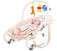 Transat bébé Bungee Deluxe - HAUCK - Winnie l'ourson - Avec arche jouet - Musical - Beige