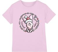 Winnie l'ourson - "Warmest Christmas Wishes" T-shirt pour enfants TV4115 (116) (Rose)