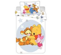 Winnie Ourson Housse de Couette Bébé 100x135 + Taie 40x60 Tigrou Bourriquet
