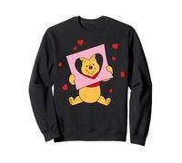 Winnie The Pooh Heart Paper Valentine Sweatshirt