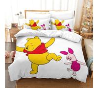 Winnie The Pooh Impression En D Parure De Couette Avec Fermeture Eclair Housse De Couette Respirante£¬Pour Tout Le Monde£¬Cartoon Housse De Couette Avec
