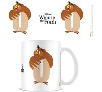 Winnie the Pooh - Tasse à café "O", alphabet PM4592 (taille unique) (Blanc/Brun/Crème)