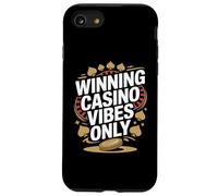 Winning Casino Vibes Only Bold Casino Poker Slogan Coque pour iPhone SE (2020) / 7/8