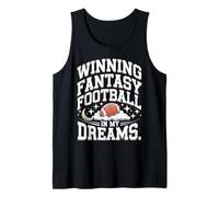Winning Fantasy Football in My Dreams Funny Débardeur