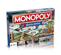 Winning Moves Bristol Jeu de société Monopoly, promenade à travers la planche, acheter, échanger sur le chemin du succès, un excellent cadeau pour les enfants à partir de 8 ans