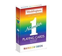 Winning Moves - Jeu de 54 Cartes - Arc en ciel - Jeu de société - Jeux de cartes - A partir de 4 ans - Version française