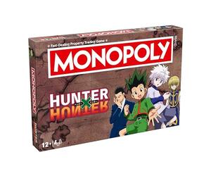 Winning Moves Jeu de société classique Hunter x Hunter Monopoly parfait pour 2 à 6 joueurs et fait un excellent cadeau pour les fans âgés de 12 ans et plus