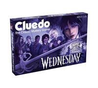 Winning Moves Jeu de société classique Wednesday Cluedo parfait pour 2 à 6 joueurs et fait un excellent cadeau pour les fans âgés de 12 ans et plus