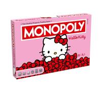 Winning Moves Jeu de société Hello Kitty Monopoly Optimal pour 2 à 6 Joueurs et constitue Un Excellent Cadeau pour Les Fans âgés de 8 Ans et Plus