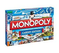 Winning Moves Jeu de société Monopoly de Cardiff, avancez à l'aéroport International de Cardiff, au Stade Millenium ou au Centre Millenium du Pays de Galles et échangez Votre Chemin vers Le succès,