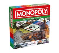 Winning Moves Jeu de société Nottingham Monopoly, avancez autour du plateau et échangez votre chemin vers le succès, cadeau pour les enfants de 8 ans et plus