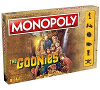 Winning Moves Le Jeu de société Goonies Monopoly, rejoignez Mikey, Brand, Andy, Mouth, Data, Chunk and Sloth, Advance to Cauldron Point et Pirate Ship Cavern, 2 à 6 Joueurs Font Un Excellent Cadeau