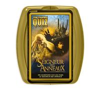 Winning Moves Le Seigneur des Anneaux Quiz 6 Ans+ - Jeu Quizz Le Seigneur des Anneaux - Jeu Carte Enfant - Jeu de Voyage - Jeu Educatif - Cartes Educatives - Jeux Quizz