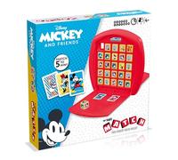 Winning Moves - Match Mickey et ses Amis- Jeu de société - Jeu de Voyage - Aligne 5 Cubes pour Gagner - A partir de 4 ans - 2 Joueurs - Version française