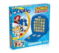 Winning Moves - Match Sonic The Hedgehog - Jeu de société - Jeu de Voyage - Aligne 5 Cubes pour Gagner - A partir de 4 ans - 2 Joueurs - Version française