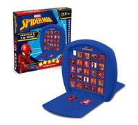 Winning Moves - Match Spiderman - Jeu de société - Jeu de Voyage - Aligne 5 Cubes pour Gagner - A partir de 4 ans - 2 Joueurs - Version française