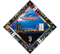 Winning Moves - Monopoly équipes de football - Juventus édition de collection - Blanc 35262 - version italienne - jeu de société - 6 ans et plus - 1 joueur