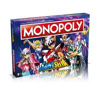 WINNING MOVES Monopoly Jeux de société - Édition Chevaliers du Zodiaque : 2 à 6 Joueurs, Jeux pour Enfants et Adultes, Cadeau Parfait, idéal pour Les soirées de Jeux, à partir de 8 Ans et Plus